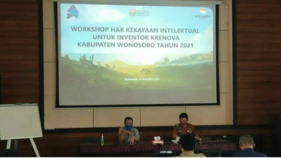 Workshop Kekayaan Intelektual untuk Inventor Krenova Kabupaten Wonosobo tahun 2021